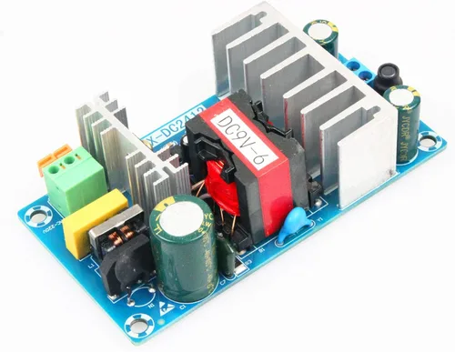 Vista 2 de NOYITO Módulo de fuente de alimentación aislada de CA a CC 9V 6A AC 120V (110-260V) a DC 9V 6A 54W (pico 8A) Módulo de alimentación con protección