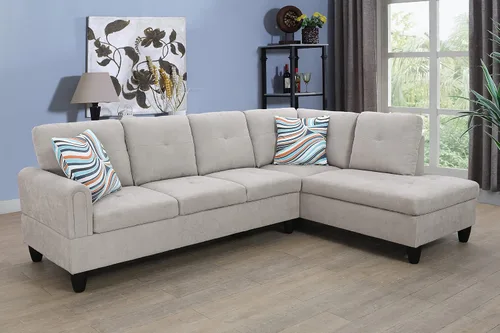 Vista 7 de Star Home Living Fonita 97'' Sofá seccional en forma de L (2 piezas)