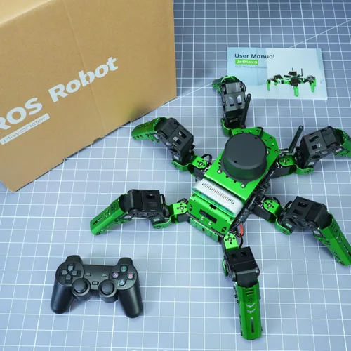 Vista 7 de Hiwonder JetHexa - Kit de robot hexápodo para cámara de profundidad Jetson Nano 3D, G4 Lidar y Lidar Mapping Navigation ROS AI Robot Kit