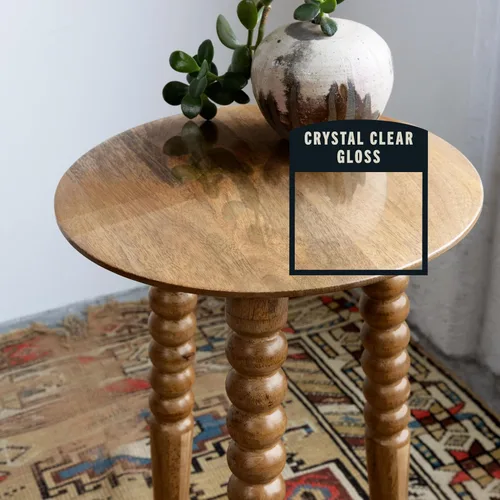 Vista 2 de Varathane Spray Poliuretano Ultimate Cristal Claro a Base de Agua Protección para Madera Interior Tiempo de Secado Rápido Fácil Limpieza