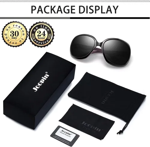 Vista 71 de Joopin Lentes de sol de gran tamaño para mujer, polarizados, grandes, para conducción, protección UV, grandes sombras