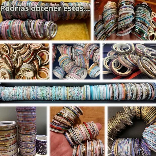 Vista 9 de Extra - Juego de cinta Washi extra delgada, patrones aleatorios, 80 rollos + paquete de lámina dorada, cinta decorativa para enmascarar súper