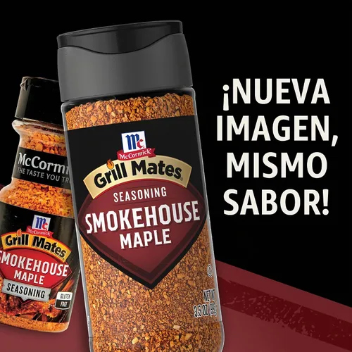 Vista 4 de McCormick Grill Mates Smokehouse Condimento de arce, 3.5 onzas
