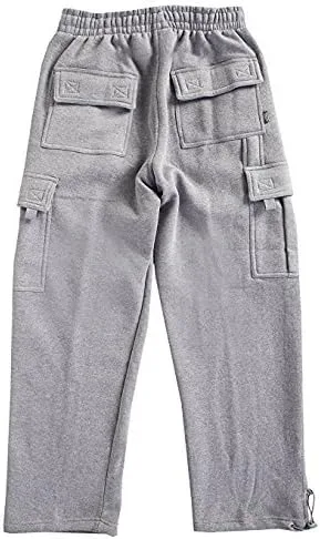 Vista 5 de Pro Club - Pantalones cargo de vellón pesado para hombre