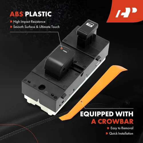 Vista 5 de A-Premium Interruptor de ventana eléctrica compatible con Nissan Frontier 2005-2006, Pathfinder 2005-2007, Xterra 2005-2006, lado del pasajero