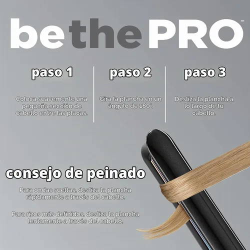 Vista 4 de INFINITIPRO DE CONAIR - Plancha para el pelo plana de titanio arcoíris, 1 pulgada