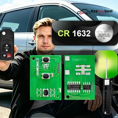 Vista 5 de Repuesto para Mazda 3 6 Hatchback Sedan Wagon Miata MX-5 RX-8 Control remoto KPU41788 4 Botones 315MHz