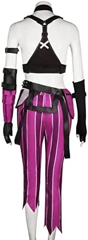 Vista 3 de LiuzilaiST Disfraz de cosplay para mujer, uniforme de Halloween, juego de rol, conjunto completo con accesorios