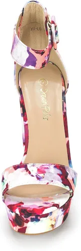 Vista 6 de DREAM PAIRS Hi-Lo - Sandalias de tacón alto y plataforma para mujer