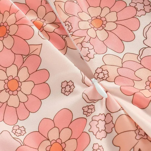 Vista 7 de MERSARIPHY Traje de baño de una pieza para niña pequeña, traje de baño de manga larga, traje de baño para niñas
