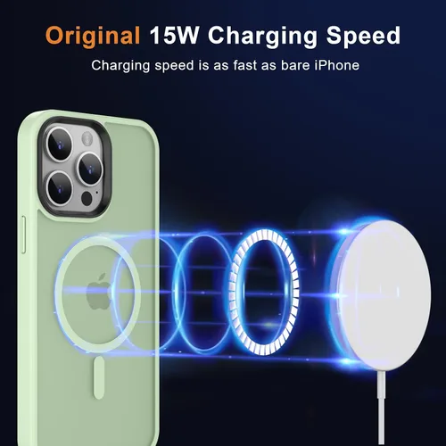 Vista 144 de MOCCA - Funda magnética resistente para iPhone XR de 6.1 pulgadas, compatible con MagSafe, funda con protección contra caídas de grado militar