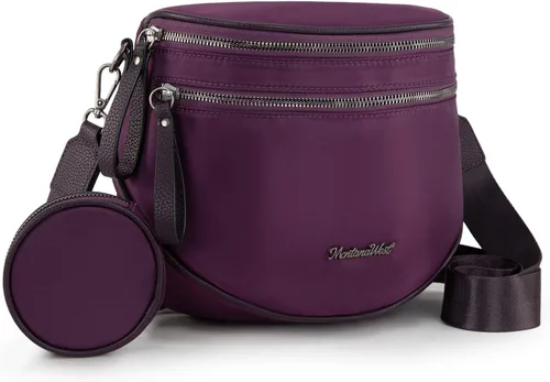 Vista 11 de Montana West Bum Bag - Bolso cruzado de nailon para mamá con monedero