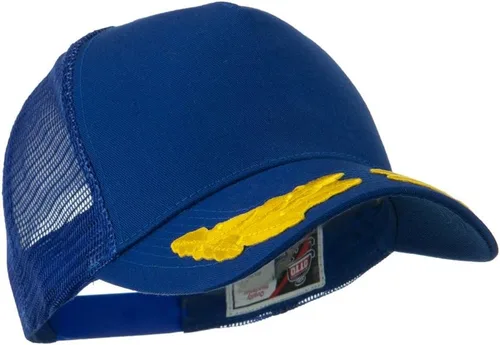 Vista 19 de e4Hats.com Tapa de parche de hojas de roble dorado con malla de 5 paneles