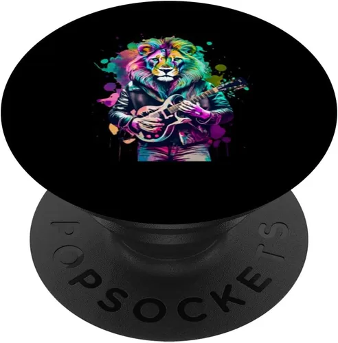 Vista 6 de King of the Air Guitar Legends PopSockets MagSafe PopGrip for iPhone