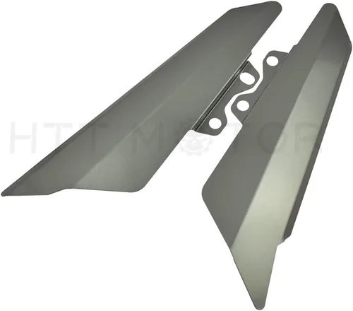 Vista 3 de XKMT Grupo 2X Tanque de combustible lateral protector decorativo para Kawasaki Z900 2017 Titanium