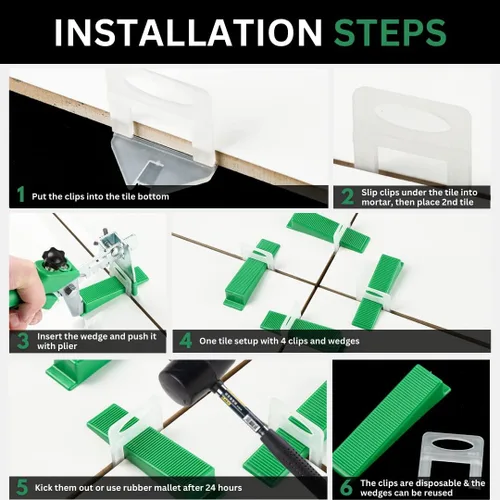 Vista 6 de Alicates para azulejos resistentes KMS para sistema de nivelación de azulejos, alicates espaciadores duraderos para una fácil instalación