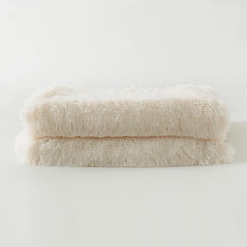 Vista 2 de Reafort - Productos de lujo, funda de almohada de piel sintética de pelo largo