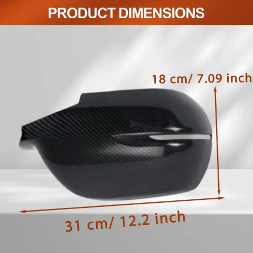 Vista 9 de Carcasa para espejo retrovisor, cubierta de espejo retrovisor lateral, tapa de cubierta de espejo retrovisor exterior, compatible con Honda CRV CR-V