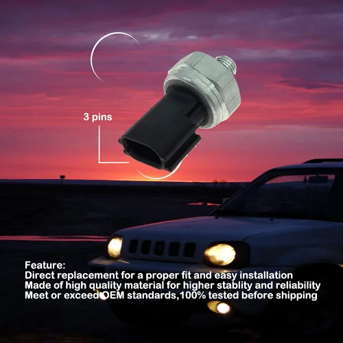 Vista 3 de Interruptor del sensor de presión de CA para Nissan Infiniti Reemplazar 92136-1FA0A Compatible con 350Z 370Z Altima Maxima Murano, Infiniti G35