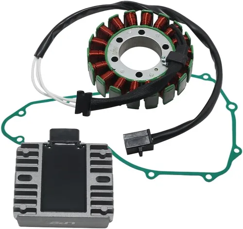 Vista 3 de Bobina de estator, rectificador regulador, juego de juntas para Kawasaki EX650 ER-6F, para Kawasaki ER400 ER-4N para Kawasaki Ninja 400R EX400