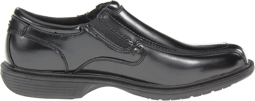 Vista 5 de Nunn Bush Bleeker Street Mocasín sin cordones para hombre Negro