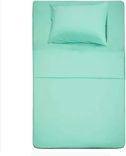 Vista 55 de Juego de sábanas de diseño estampado clásico - Juegos de sábanas con bolsillo profundo ultra suave y transpirable., Microfibra, Celeste (Baby Blue)