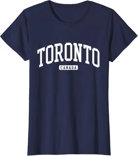Vista 29 de Camiseta estilo universitario de Toronto Canada, Negro
