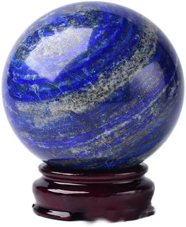 Vista 18 de Bola esférica de cristal curativo de ojo de tigre natural para reiki equilibrio, meditación, decoración del hogar y la oficina