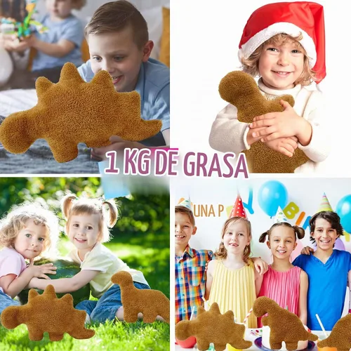 Vista 4 de Isaacalyx Almohada de pepita de dinosaurio, almohada suave de 16 pulgadas para regalos de cumpleaños, decoraciones de fiesta temática de dinosaurios