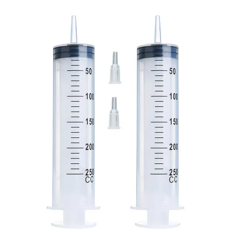 Vista 8 de Paquete de 2 jeringas de 3.4 fl oz con adaptador de punta, jeringa estéril de punta deslizante empaquetada individualmente para laboratorios