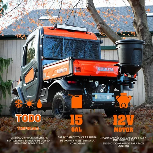 Vista 3 de Buyers Products UTVS16 esparcidor multipropósito con montaje, para UTV, Negro