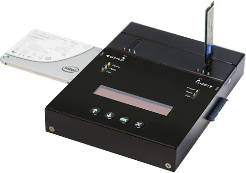 Vista 8 de Systor Duplicador M.2 SATA y M.2 NVMe de 1 a 1 - 9 GB/Min - SYSNVME-SF201