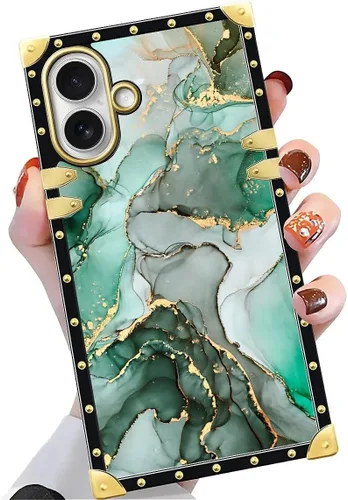 Vista 58 de Funda compatible con iPhone X/Xs, TPU suave de lujo y parte trasera de policarbonato duro para niñas y mujeres, funda protectora a prueba de golpes
