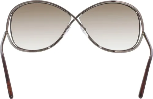 Vista 3 de Tom Ford anteojos de sol Miranda café ft013036F 68