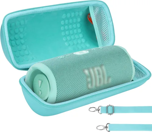 Vista 17 de Carcasa Rígida Lebakort Compatible con Altavoz JBL Charge 5 Charge 4 Impermeable (Carcasa Negra)