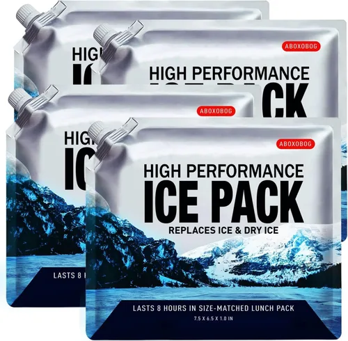 Vista 14 de Bolsas de hielo reutilizables para enfriadores, paquetes de congelador de gel de larga duración para bolsas más frías, lonchera, bolsa enfriadora