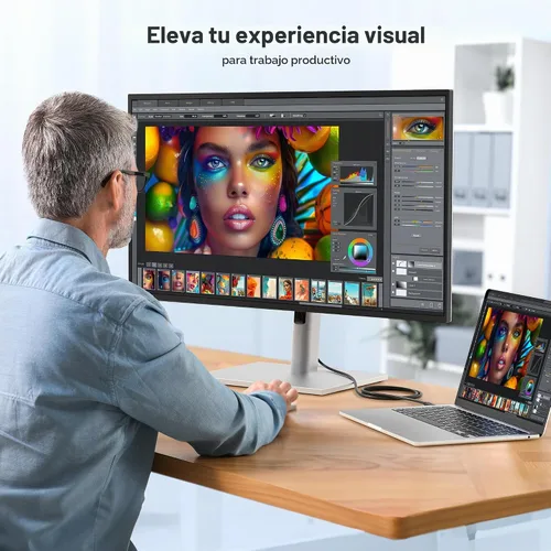 Vista 4 de Cable Matters Cable USB C a Mini DisplayPort 4K unidireccional, 6 pies