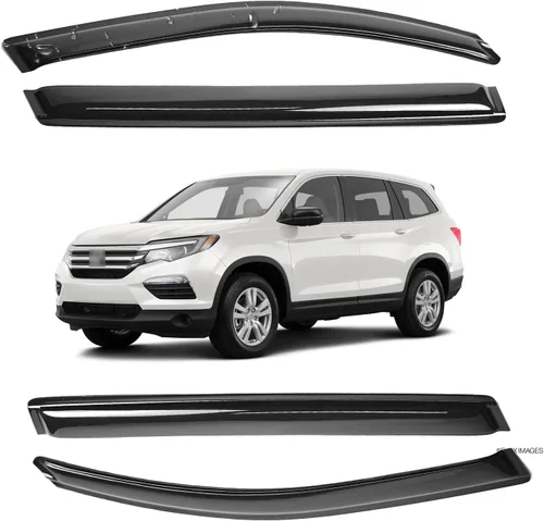 Vista 81 de Viseras para ventanas para Mazda 3 Sedán 4 puertas 2004 2005 2006 2007 2008 2009 estilo JDM Mugen, deflector de viento, protector solar y de lluvia