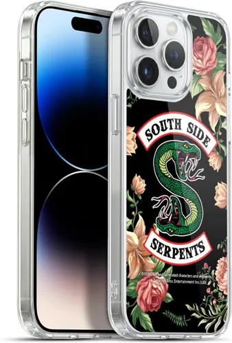 Vista 8 de Head Case Designs Funda de gel suave con licencia oficial de Riverdale con logotipo de mármol blanco y negro compatible con Apple iPhone 13 Pro Max