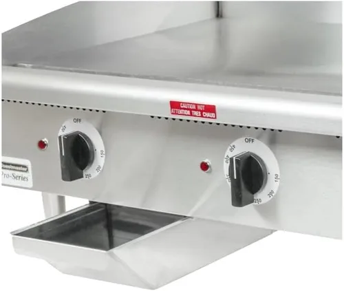 Vista 5 de Toastmaster TMGE36 36" Stainless Steel Griddle, Electric, Countertop, Thermostatic Controls 208/240v/60/1-ph