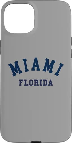 Vista 9 de Miami Florida USA State FL Varsity Style - Carcasa deportiva para iPhone 16