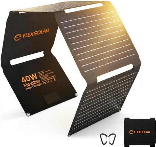 Vista 10 de Cable de carga de panel solar FlexSolar 6.6 pies 14AWG, conector solar a Anderson, DC5521, DC7909, adaptador XT60 para batería, estación de energía
