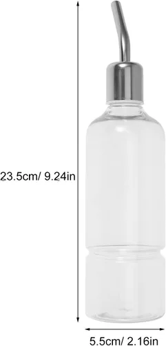 Vista 3 de Angoily Botella de agua colgante de 2.75 onzas, dispensador automático de agua para mascotas para animales pequeños, conejo, gato, pájaro