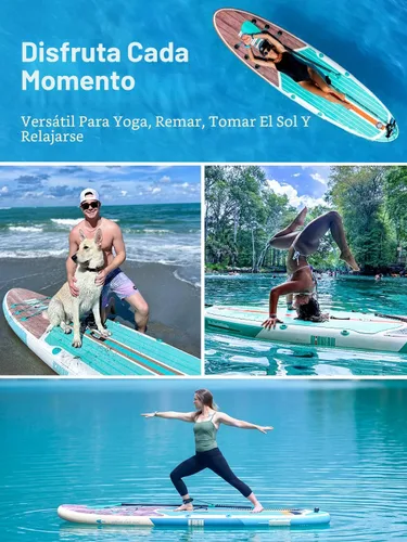 Vista 7 de Niphean Inflatable Stand Up Paddle Board with SUP Accessories
