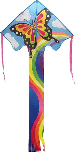 Vista 6 de Premier Kites Large Easy Flyer Garden Critters Kite Complete Set – Easy to Fly Single Line Kite with 300 ft Flying Line Included, Durable
