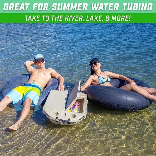 Vista 5 de GoSports Duratube - Tubo de neumático resistente de 44 pulgadas, tubo recreativo para neumáticos de nieve y agua, grado comercial