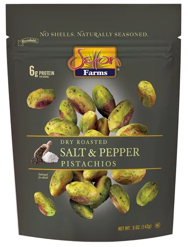 Vista 7 de Pistachos sazonados sin cáscara, sabor alitas de búfalo, bolsas de 2.5 onzas, paquete de 8, Kosher