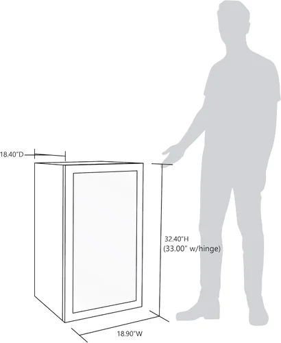 Vista 11 de NewAir - Nevera y refrigerador para bebidas, acero inoxidable