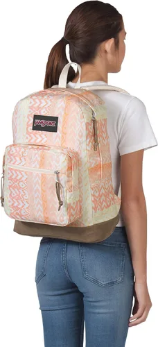 Vista 4 de JanSport Right Pack Expressions - Mochila, Laberinto Chevron Coral), JS00TZR66B1