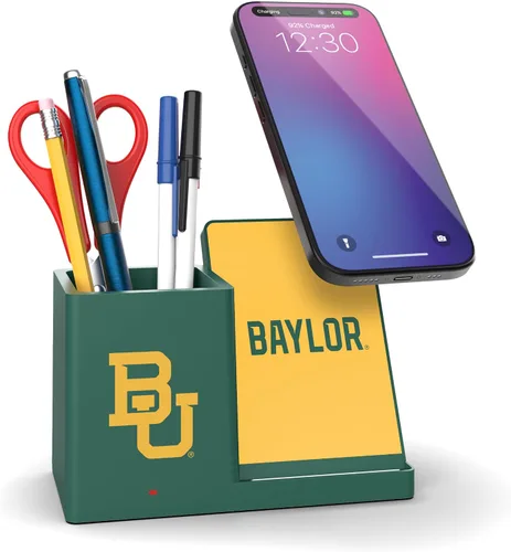 Vista 46 de SOAR NCAA - Soporte de carga inalámbrico unisex para teléfono celular y organizador de escritorio Color del